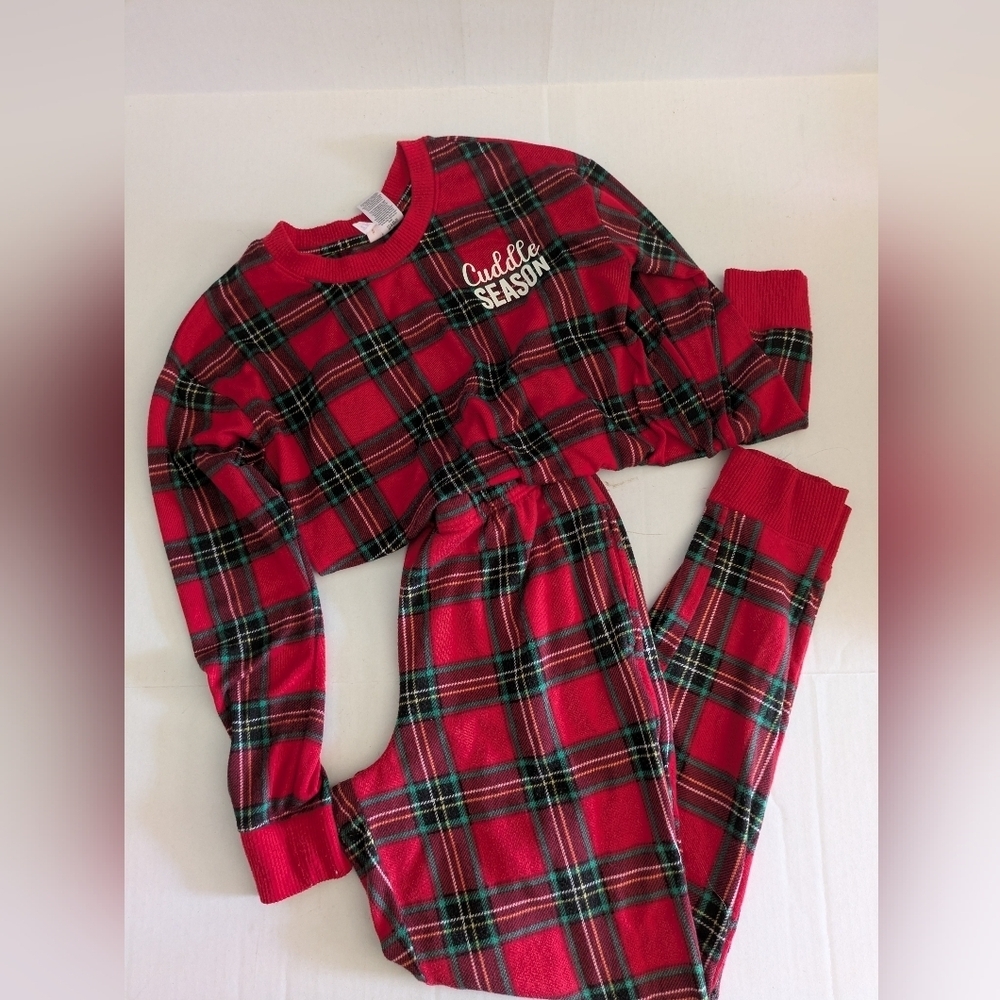 Joyspun Striped/ Plaid Soft Pajama Set Size Small